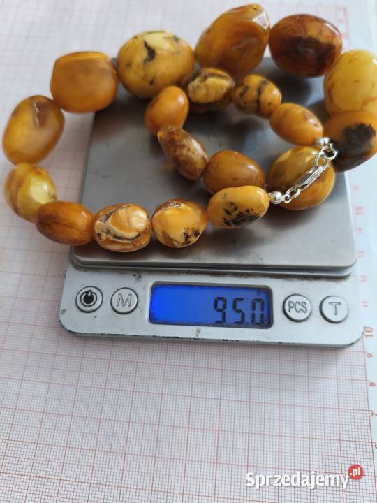 Naszyjnik Bursztyn Vintage Białystok