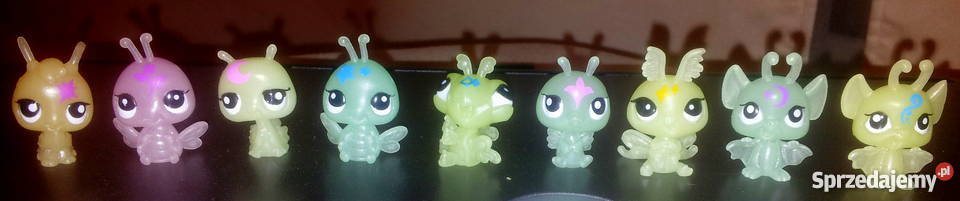 Littlest Pet Shop fosforyzujące świecące 9 sztuk mazowieckie Warszawa