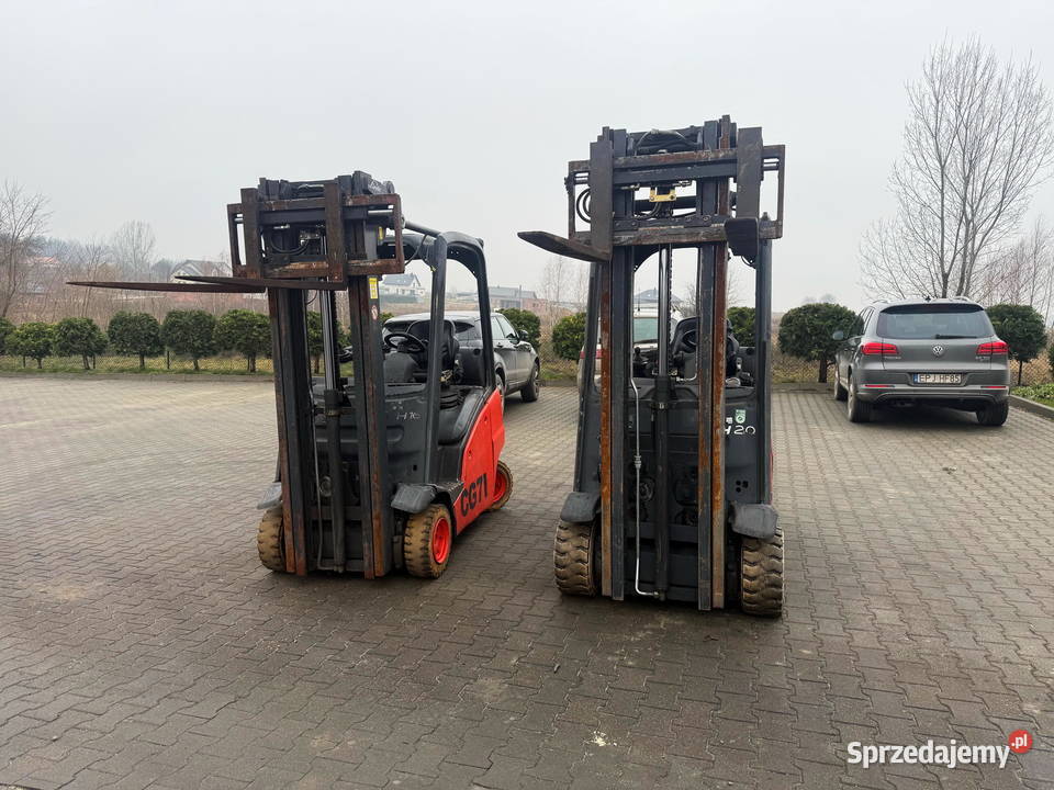 wózek widłowy LINDE H16T H20T Triplex 520m 560m gaz Działoszyn