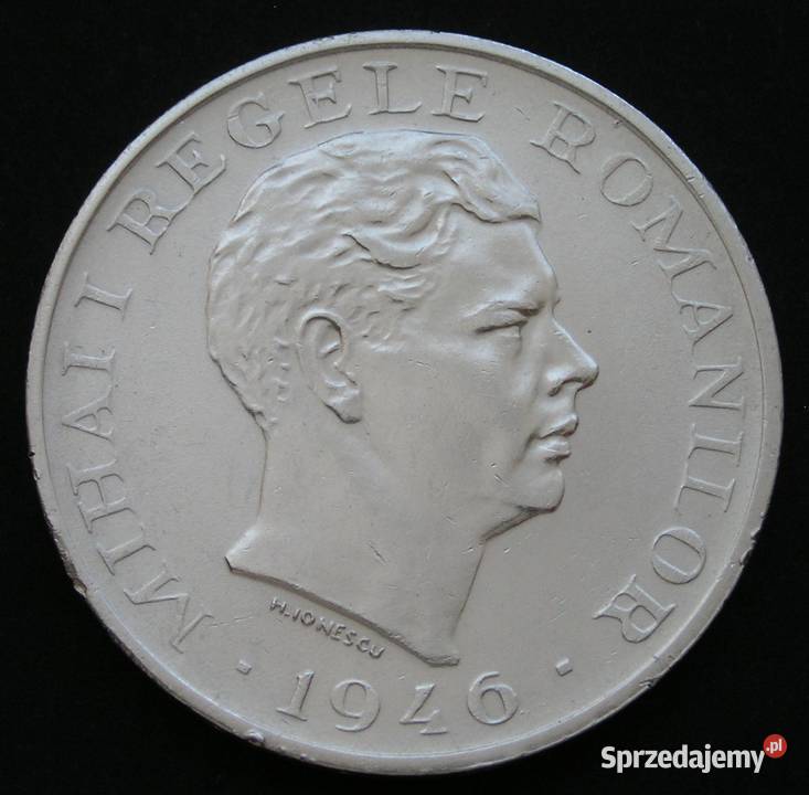 RUMUNIA 100000 LEI 1946 KRÓL MICHAŁ SREBRO Łódź