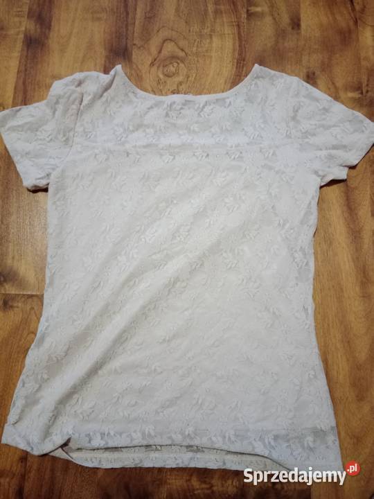 Koszulka tiulowa z kwiatami Rozmiar 38(M) Moda i Styl Opole