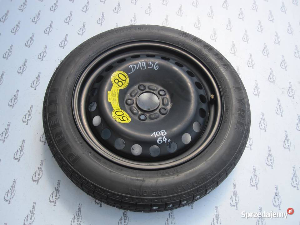VOLVO S40 V50 koło dojazdowe 1258516 99M 5x108