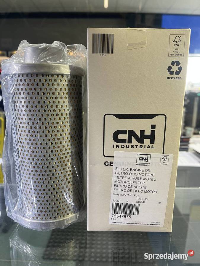 Filtr oleju silnikowego Holland Case 76547875 mazowieckie Płońsk