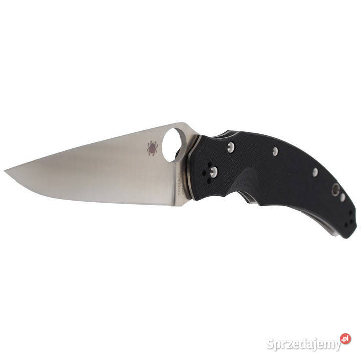 Nóż składany Spyderco Opus Black G10 Plain Warszawa