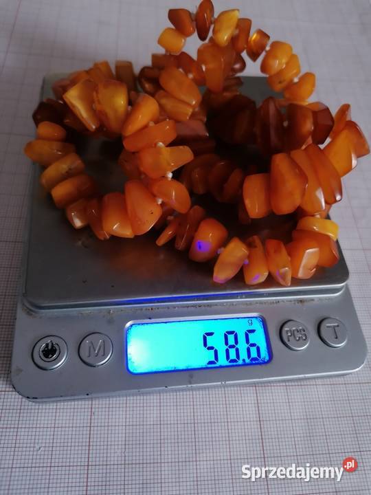 Naszyjnik z bursztynu miodowego Białystok