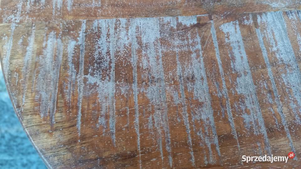 Stolik kawowy Loft lite drewno Kwietnik Stojak Gawroniec