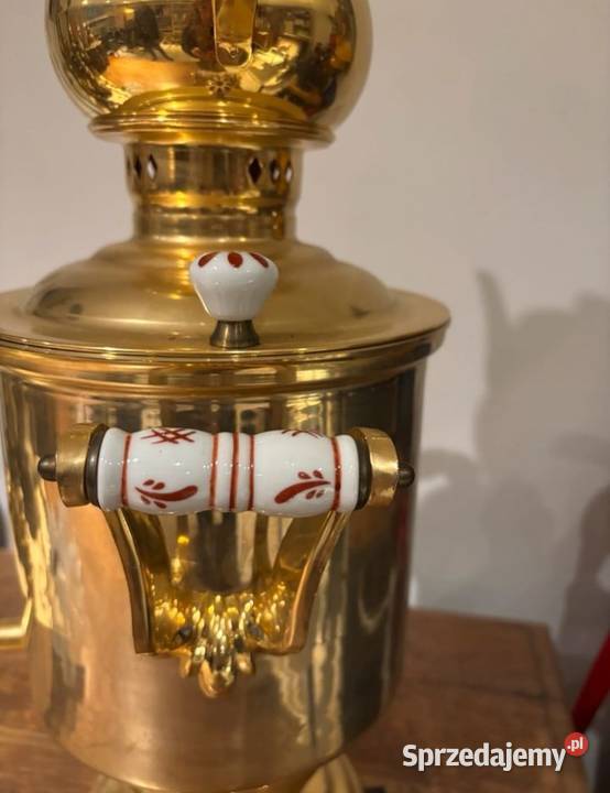 Przepiękny Pozłacany Samowar Renomowanej Firm kujawsko-pomorskie Bydgoszcz