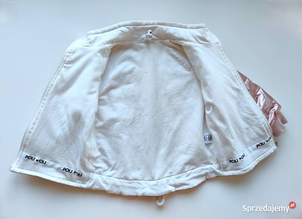 Unikatowa kurtka różowa błyszcząca metalik