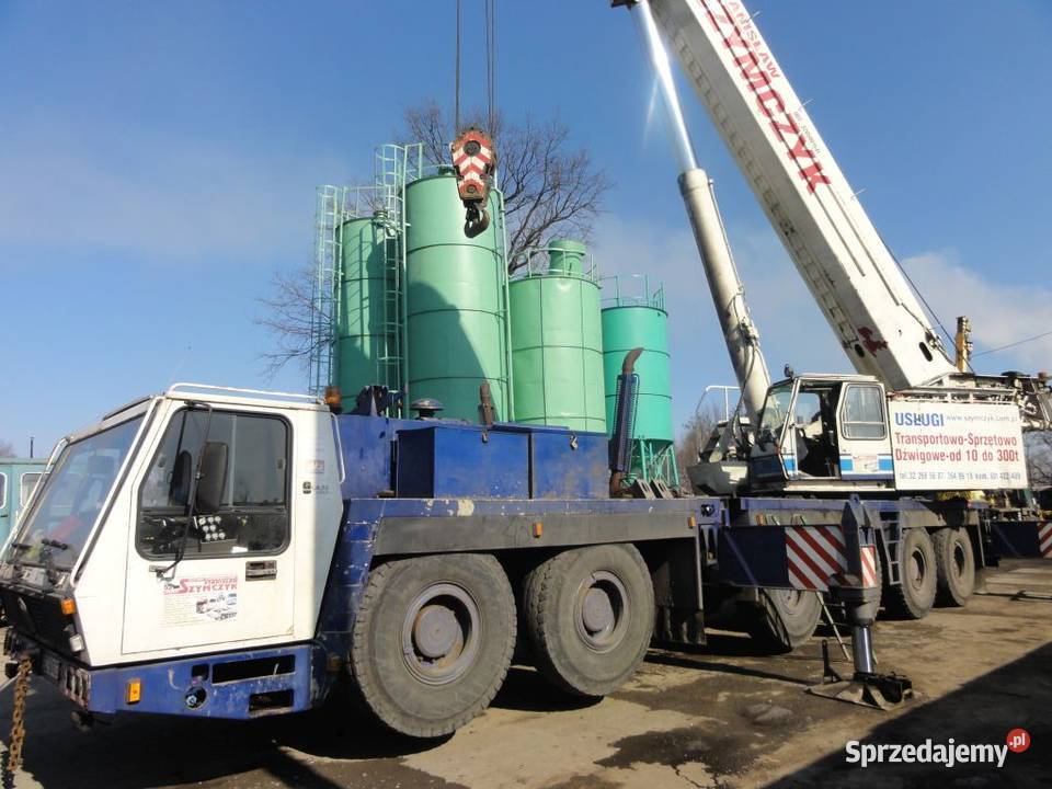 Dźwig Żuraw KRUPP KMK 6200 200t sprzedam Rok produkcji 1991 Dąbrowa Górnicza