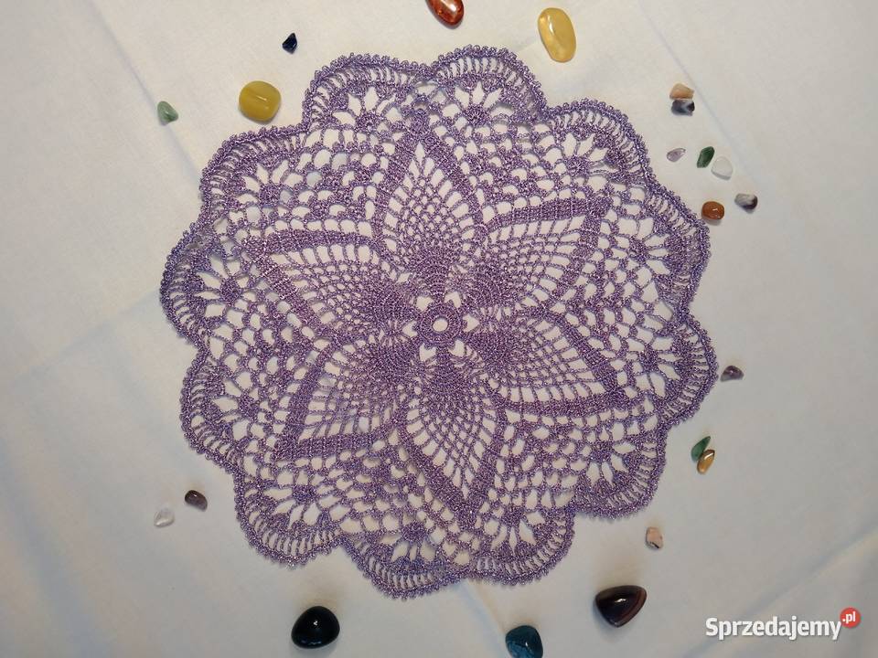 Błyszczące kolorowe serwetki ręcznie robione na wielokolorowy