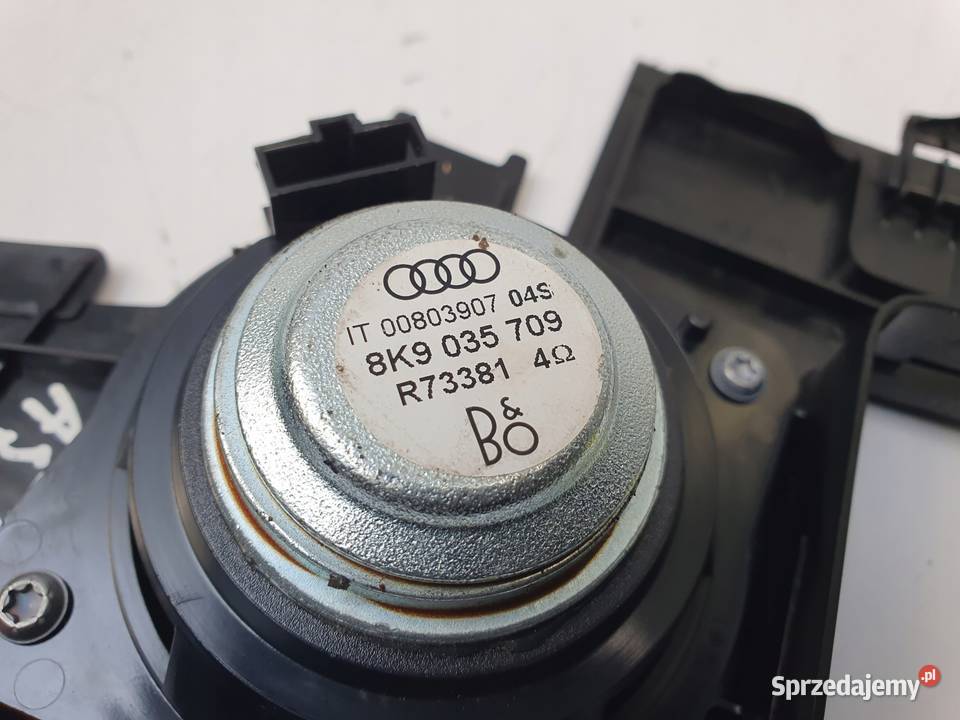 OSŁONA GŁOŚNIKA MASKOWNICA Głośnik Audi A5 8T Sprzęt audio fabryczny Chełm sprzedam