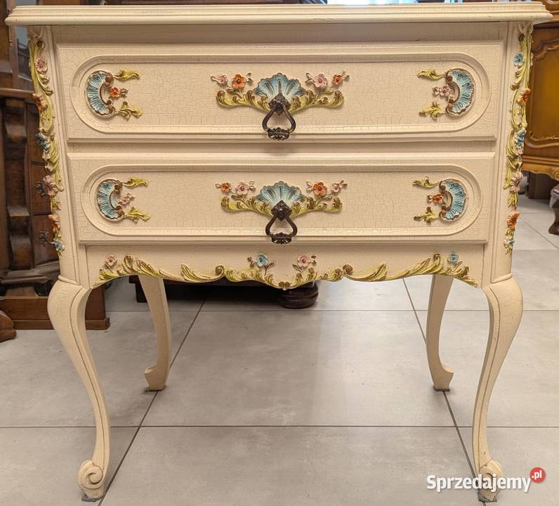 Piękna komoda ludwikowska ecrusklep Dąbrowa Dąbrowa Górnicza