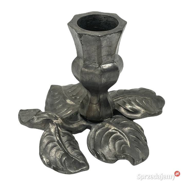 Szwedzki świecznik Stjrn Metall lata 50te Kraków sprzedam