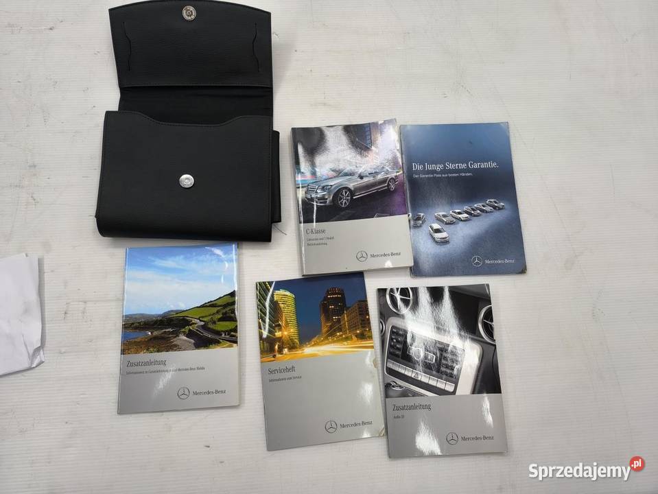KSIĄZKA INSTRUKCJA ETUI MERCEDES W204 LIFT
