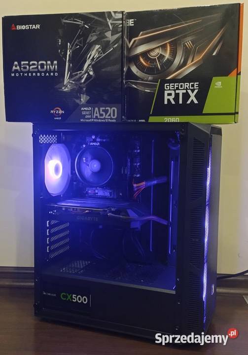 Komputer gamingowy RTX 2060 Ryzen 5 2600 16GB wielkopolskie Ostrów Wielkopolski