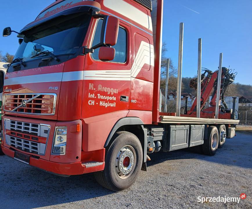 Do przewozu drewna Volvo podłoga klinice dzwig czerwony