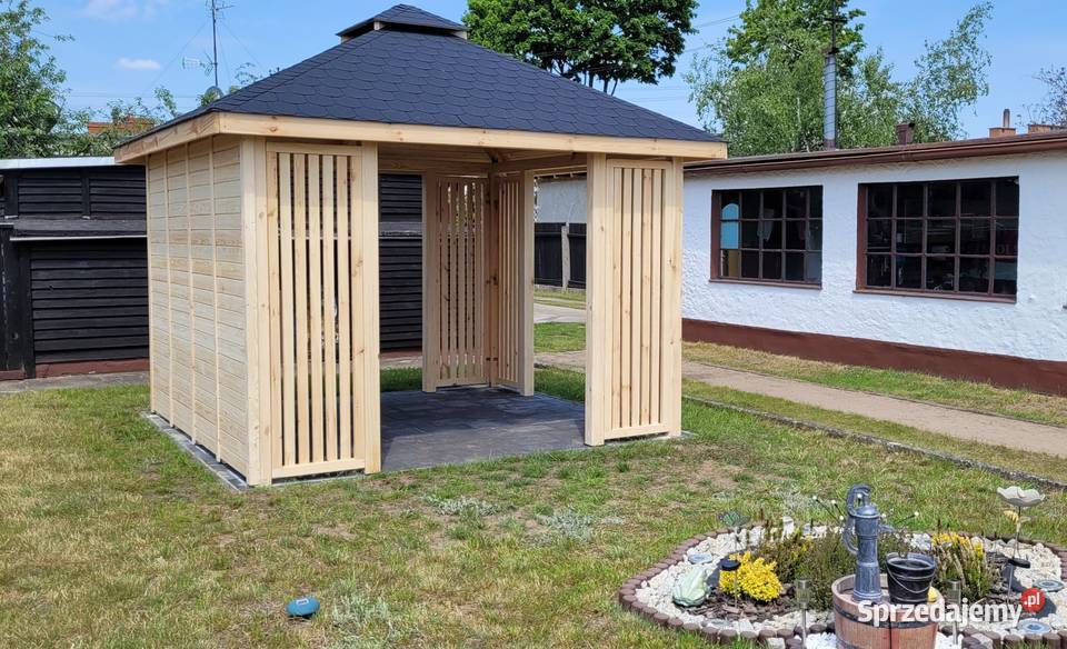 ALTANA OGRODOWA WIATA TARAS ZADASZENIE Kijaszkowo