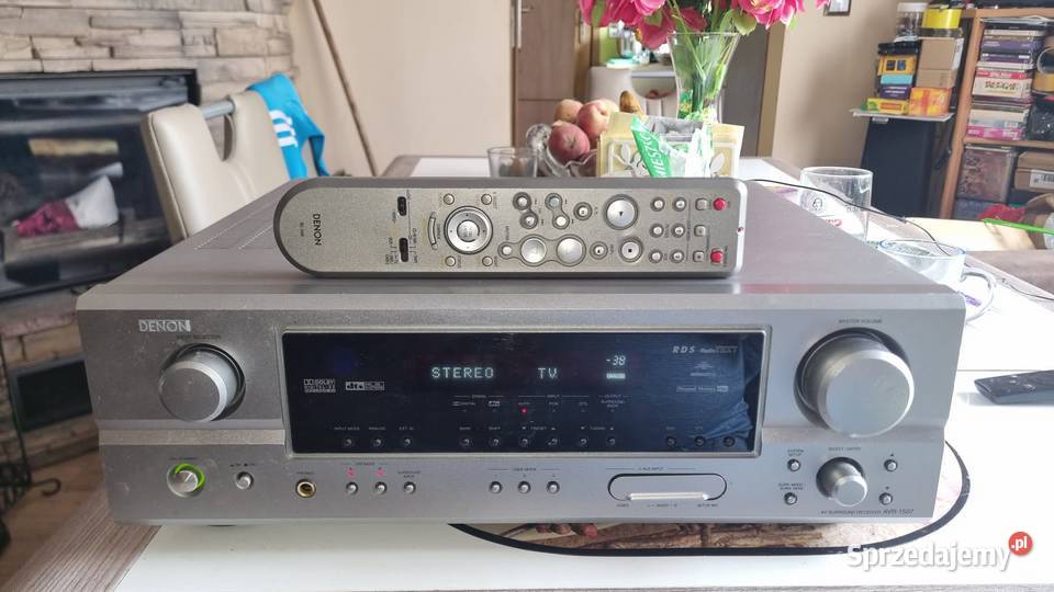 Amplituner Denon AVR1507 z pilotem 71 7x110Watt Warta