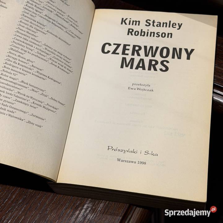 TRYLOGIA MARSJAŃSKA Kim Stanley Robinson Pozostałe Stare Babice