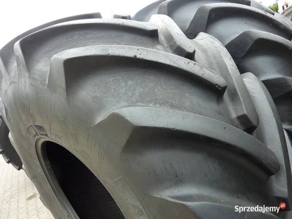 2x Opona używana rolnicza 80070R32 MICHELIN 5900 Zaścianki sprzedam