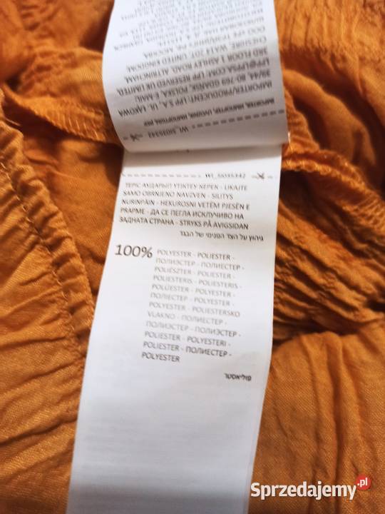 letnia sukienka w kolorze musztardowym