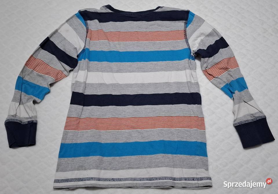 Koszulka długi rękaw chłopięca paski Topolino Czeladź