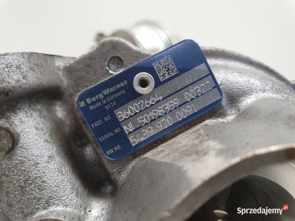 TURBOSPRĘŻARKA Volvo V60 XC60 S80 24 D5 turbo Części samochodowe lubelskie Rudka