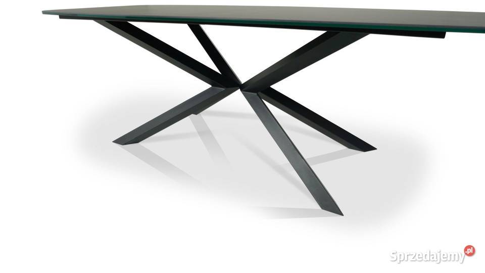 Stół ze spieku kwarcowego 160x90 Noir Desire Woźniki