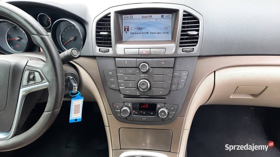 Opel Insignia 16 Turbo 180 2011 r Klima Alu Navi kurtyny powietrzne Samochody osobowe lubelskie