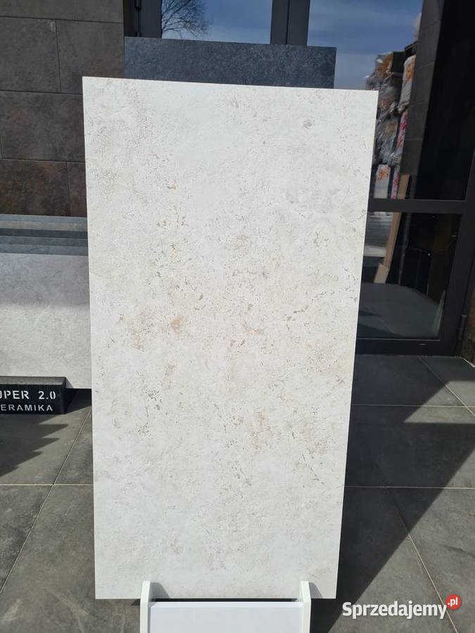 Płytki gresowe VANILLA WHITE STR 598X1198 GAT 3 Opoczno