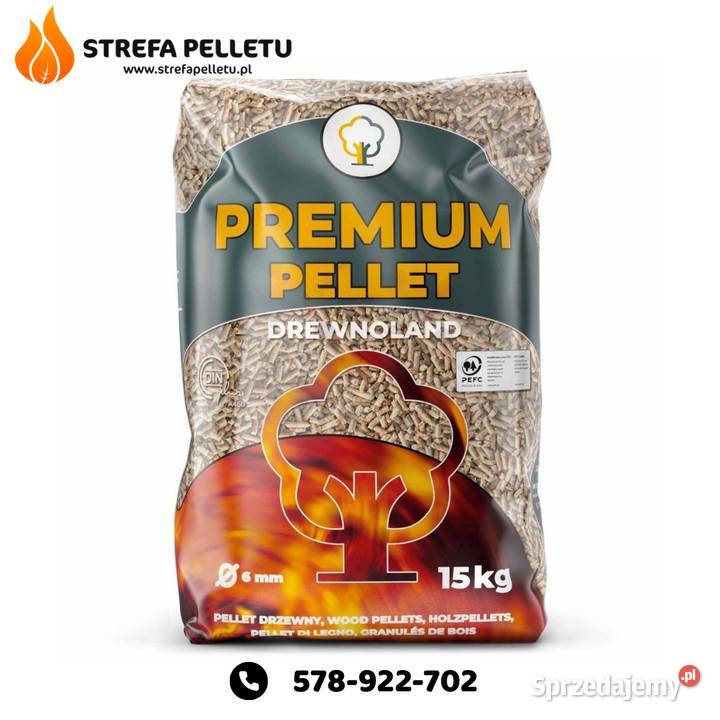 Pellet sosnowy A1 Drewnoland 6mm Dostawa