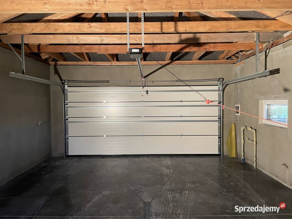 Brama garażowa 3500x2125 antracyt woodgrain metal Jawiszowice