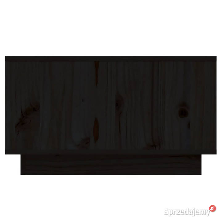 Stolik kawowy czarny 55x56x32 lite drewno mazowieckie Warszawa