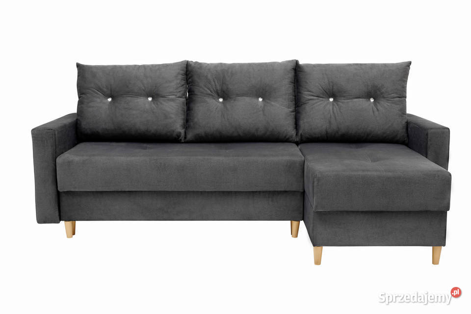 Narożnik Ciemnoszary z Funkcją Spania ARTUR Lublin