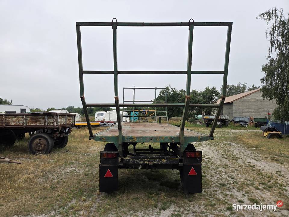 Przyczepa rolnicza do balotów słomy Autosan D50 Przyczepy rolnicze