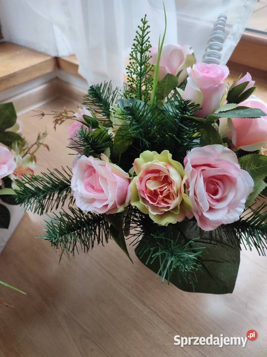 Kochanej Mamie zestaw na grób z dedykacją Sosnowiec