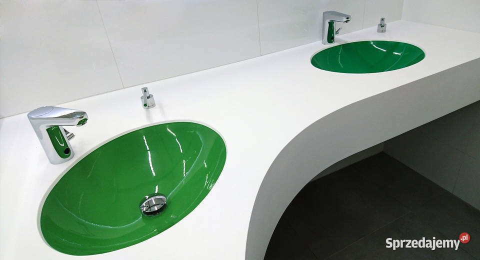 Umywalki na zamówienie na wymiar Beton Corian Kraków