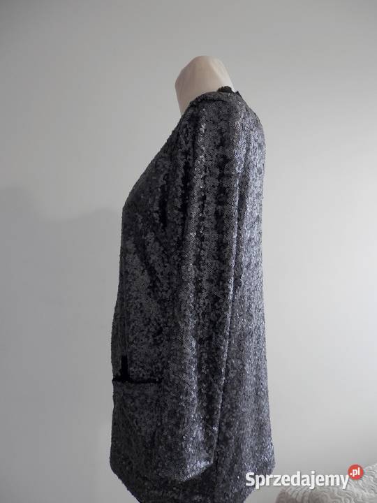 Marynarka Blezer Narzutka Cekinowa Srebrna podlaskie Łomża
