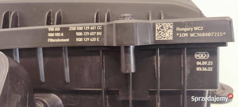 SEAT TARRACO OBUDOWA FILTRA POWIETRZA Filtry