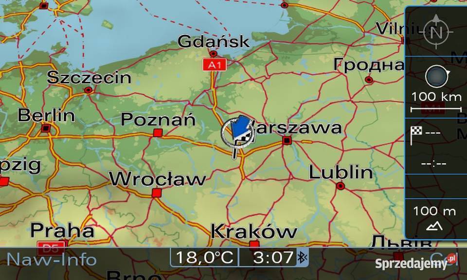 Polskie menu lektor AUDI A4 A6 A8 Q5 Q7 MMI 3G łódzkie Poddębice