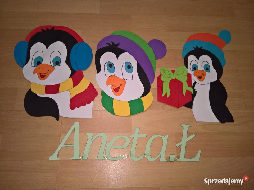 Dekoracje zimowe dwustronne jednostronne z