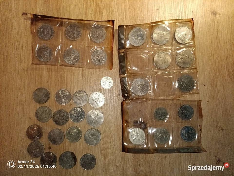 Monety CCCP kolekcja 35 sztuk tanio sprzedam