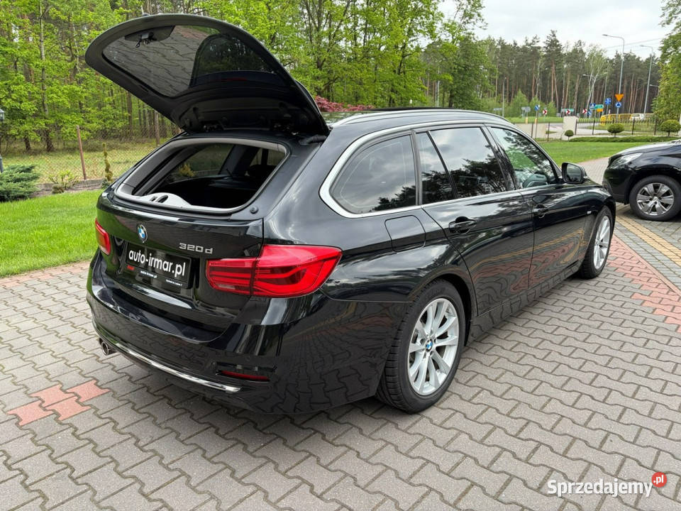 BMW 320 20d 163 Automat Luxury LED Skóry nawigacja mazowieckie Lipówki