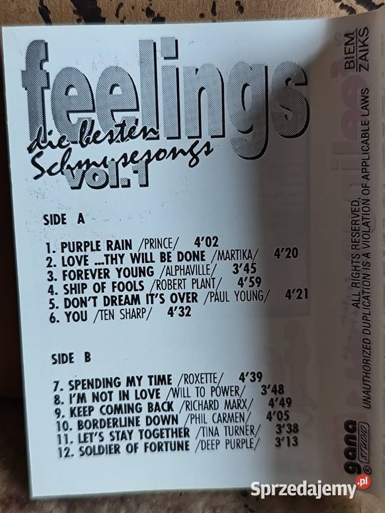 kaseta Feelings kaseta Stargard