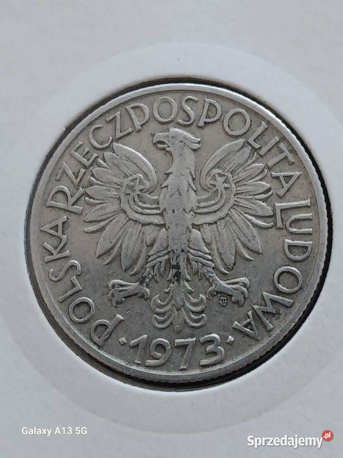 5 Złotych Rybak 1973 r 2 Konin sprzedam