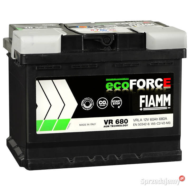 Akumulator 60AH AGM FIAMM ECOFORCE P Gliwice