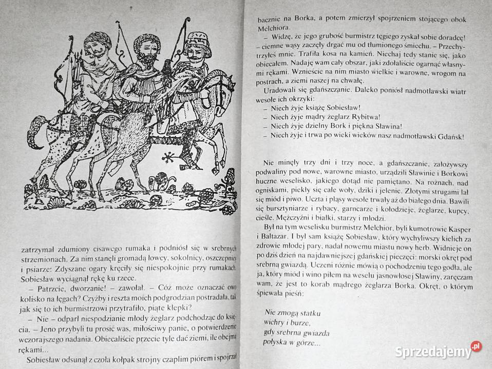 Okręt w herbie Legendy gdańskie Franciszek Rok wydania 1977 Chełm