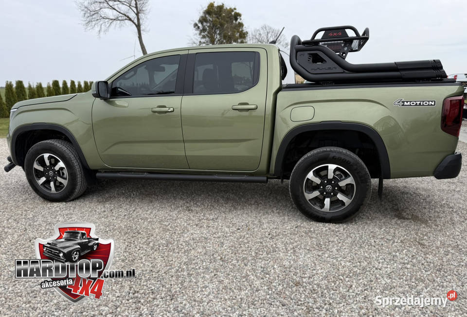 Progi orurowanie Boczne CZARNE 70mm VW Amarok Pasłęk