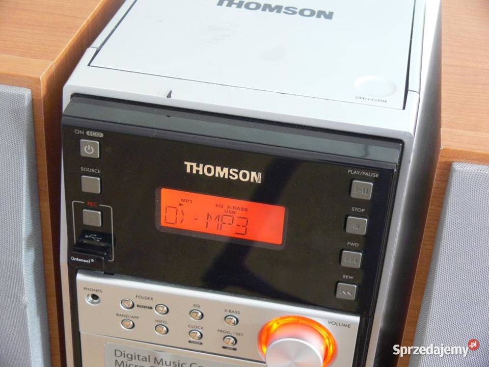 Wieża Thomson z kol mp3 USB rec sprawna WYSYŁK Wieże i miniwieże Jasło