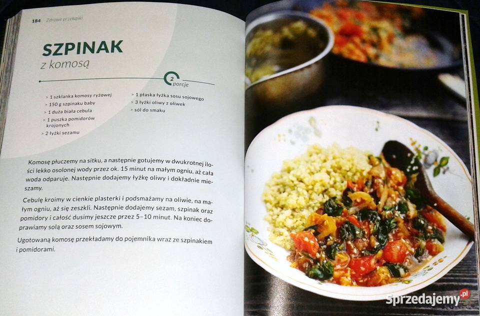 Zdrowe przekąski 70 autorskich przepisów Monika sprzedam